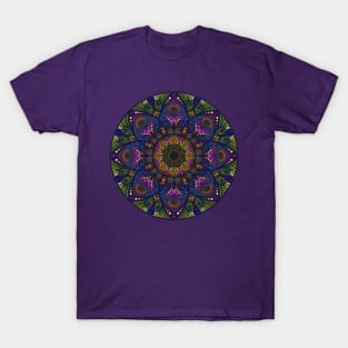 Sunshine and Butterflies Mandala T-Shirt